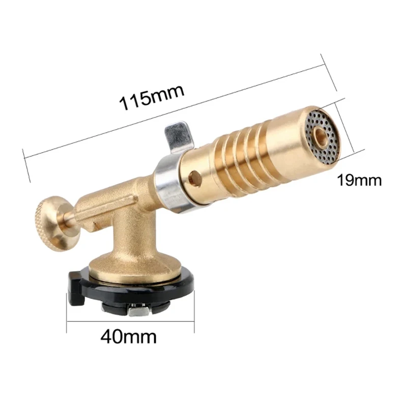 Outdoor Gas Burner Flame Gas Torch Flame Gun Blowtorch Cooking Soldering Butane Gas-Burner Lighter Heating Camping