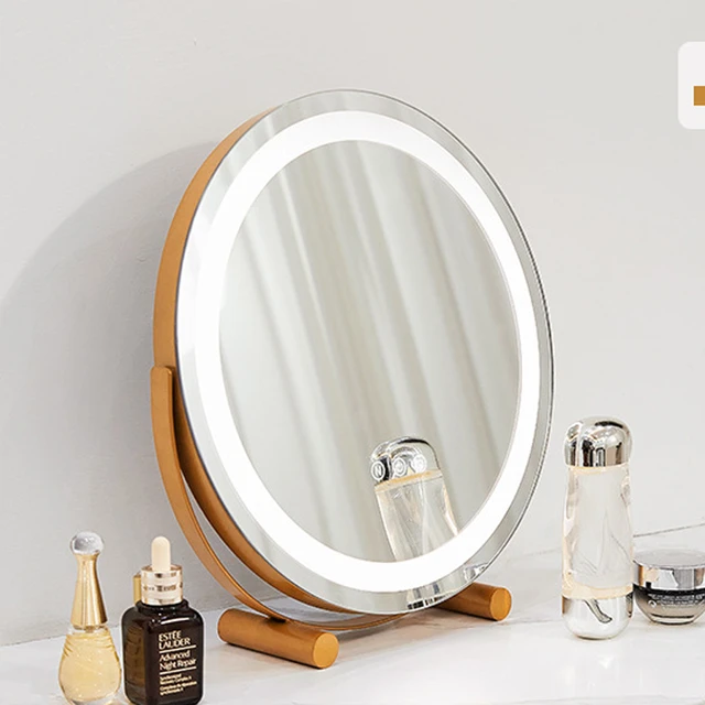 Lampe LED pour miroir de maquillage, 3 couleurs, variateur professionnel,  en spandex, lampe de vanité de table, ampoule USB, lumières de maquillage  de la Confédération - AliExpress