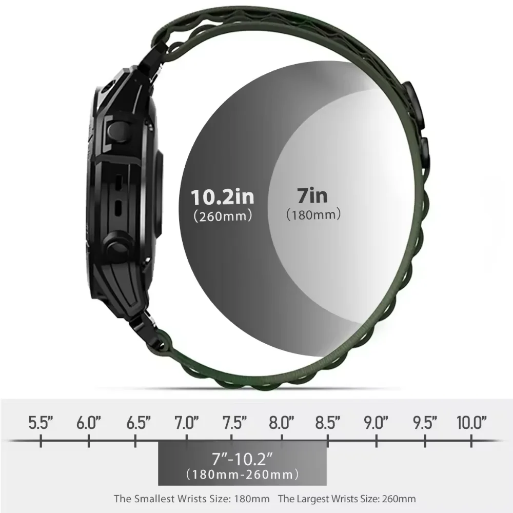 Alpine Loop Nylon Wristband - 20mm/22mm Strap