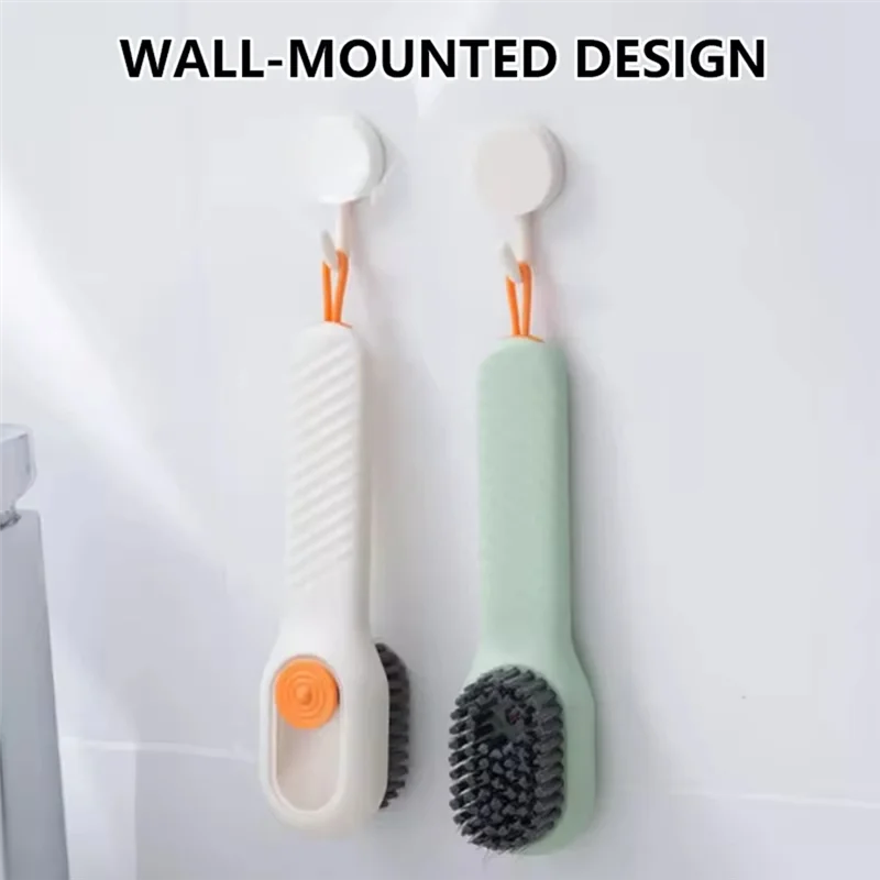 A82X-Shoe Brush Capable Of Adding Liquid Multifunctional Shoe Cleaner Brush Cleaning Tool For Soft Fur Clothes 6
