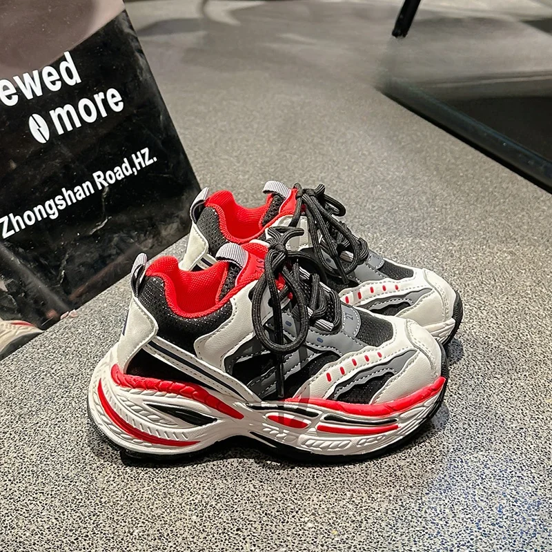 Kinder Tennis Herbst Neue Kausal Mode Kinder Mädchen Sport Schuhe Leichte Atmungsaktive Laufschuhe für Jungen Haken_voghion.com