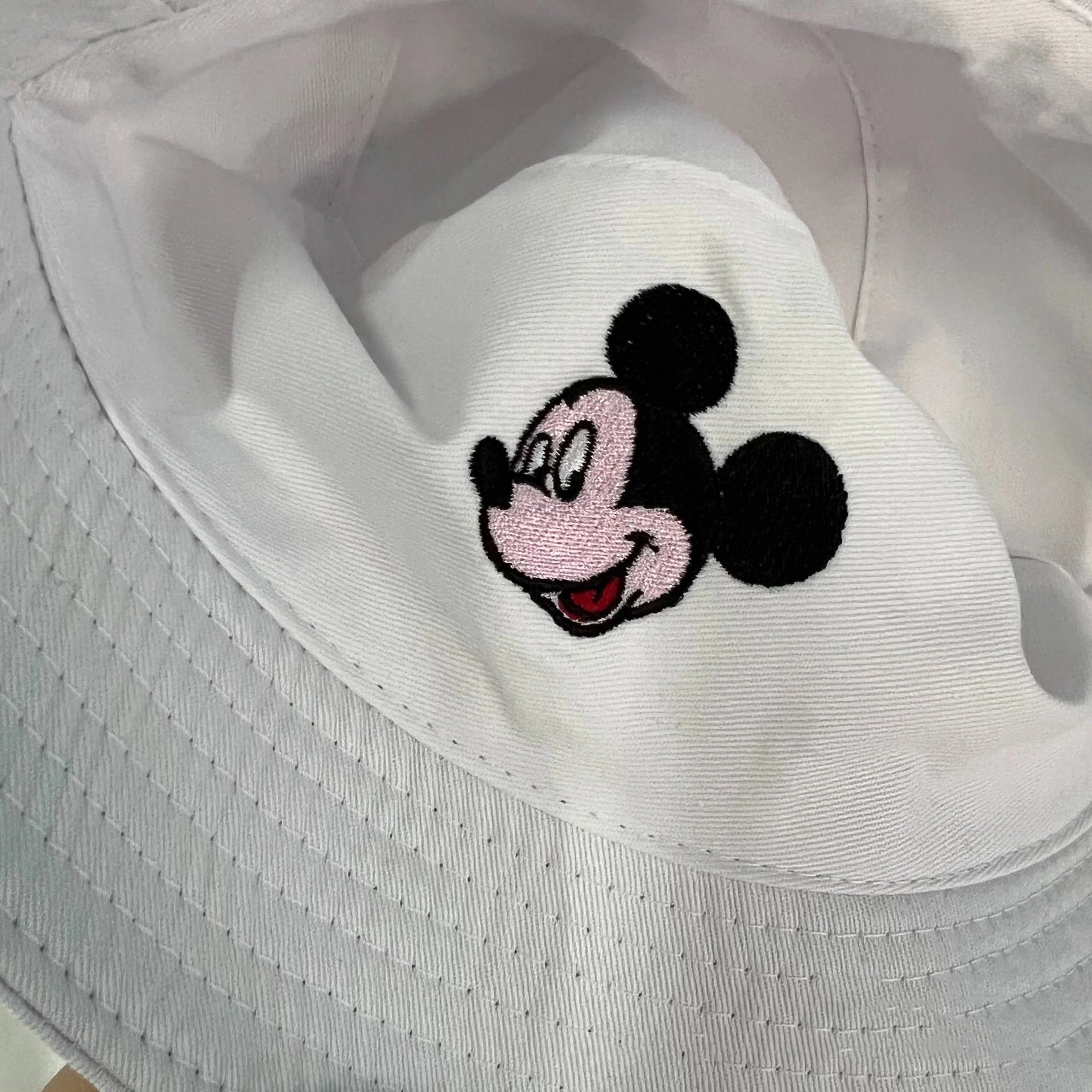 Kids Bucket Hat Disney Waflera Mickey Mouse Autumn Cartoon Fisherman Hats Double-sided Printing Cotton Cap Birthday Gift