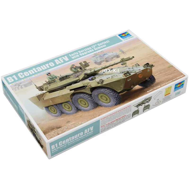 

Trumpeter 01564 1/35 Italian B1 Centauro 2nd AFV Tank Destroyer W/ Armour Military Toy Gift Plastic Assembly Building Model Kit