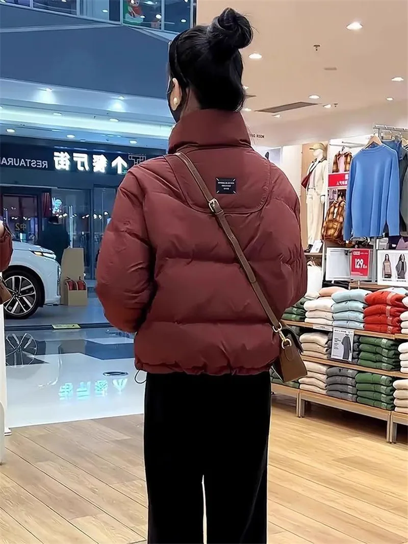 This Year Women's Short Cotton-padded Coat Popular Winter Female Down Parkas 2025 High Sense Small Casual Down Cotton Bread Coat