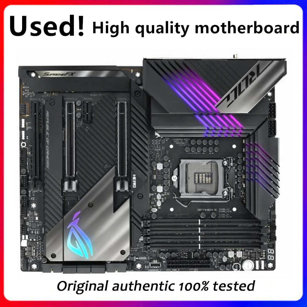 Per Rog Maximus Xiii Hero Originale Usato Desktop Intel Z590 Scheda Madre Ddr4 Da 128Gb Lga 1200 I7/I5/I3 Usb3.0 Sata3