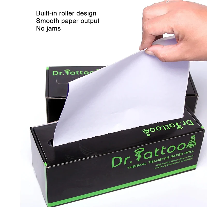 Tattoo Transfer Paper Transfer Paper Used in Transfer Machines Large Sized 30 Meters Long Roll Thermal Paper Ultra Easy Use