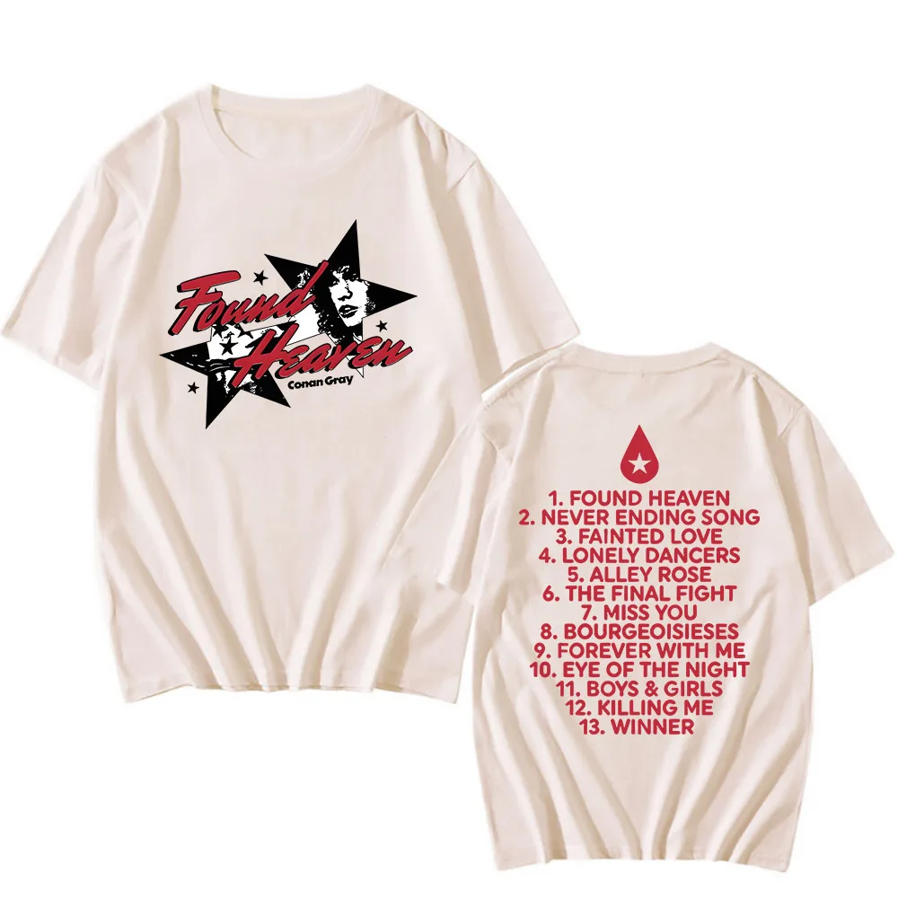 Summer Tees Conan Gray Found Heaven Streetwear Harajuku