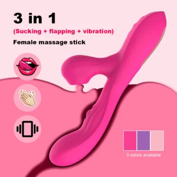 Powerful G Spot Vibrators for Women Flap Clitoris Stimulator Massager Rabbit Vibrator sucker sex toys for women 2