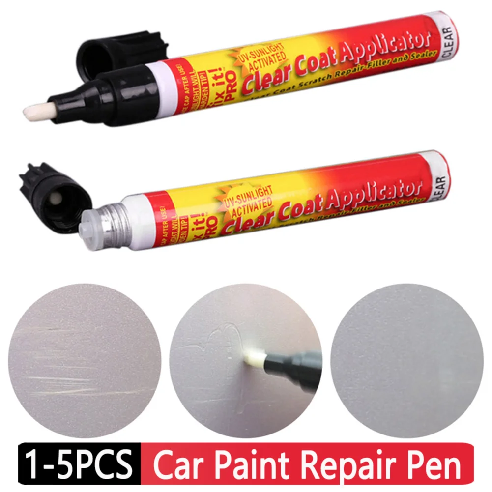 1-5PCS Car Scratch Repair Remover Repair Pen Portable Fix It Pro Paint Care Coat Applicator Universal Transparency Paint