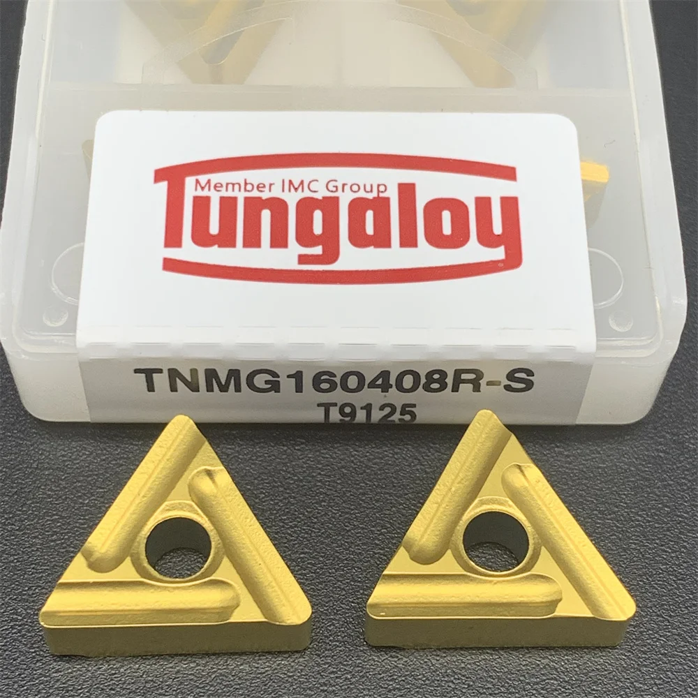 

10PCS TNMG160408R-S T9125 CNC Lathe Tools Carbide Inserts High Quality External Turning Tools Steel Parts TNMG160404R-S T9125