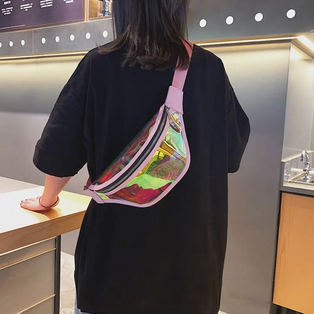 Phone Bag Cycling Bag Transparent Waist Bag Sport Fanny Pack Shoulder Backpack Men Bag Woman Waist Packss Laser Fanny Pack