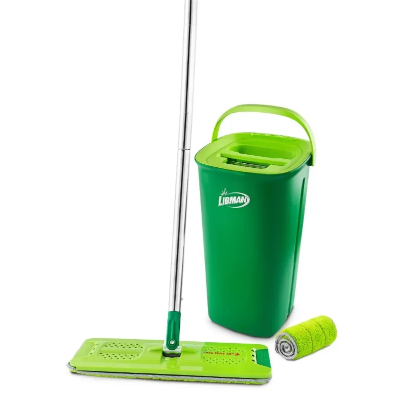 

Libman Rinse & Wring Microfiber Mop System Cleaning Supplies Mops All Mops