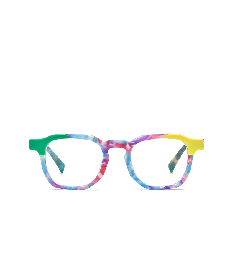 CCSpace Unisex Full Rim Square Acetate Eyeglasses 56973