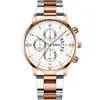 Fashion Men Stainless Steel Watch Luxury Calendar Quartz Wrist Watch Mens Business Watches for Man Clock Montre Homme 3