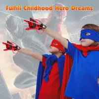 Superhero Squirt Water Gun, Spider Web Shooters Toy, Summer Outdoor Toys for Kids, Wrist Water Sprayer Toy , Backyard Fun Gift 5