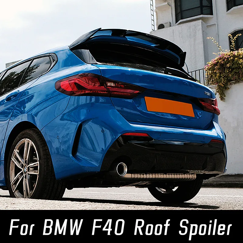 Per 2021 22 23 Bmw F40 128I 135I M Performance Style Tetto Posteriore Tronco Coperchio Spoiler Ali Abs Nero Carbonio Accessori Esterni