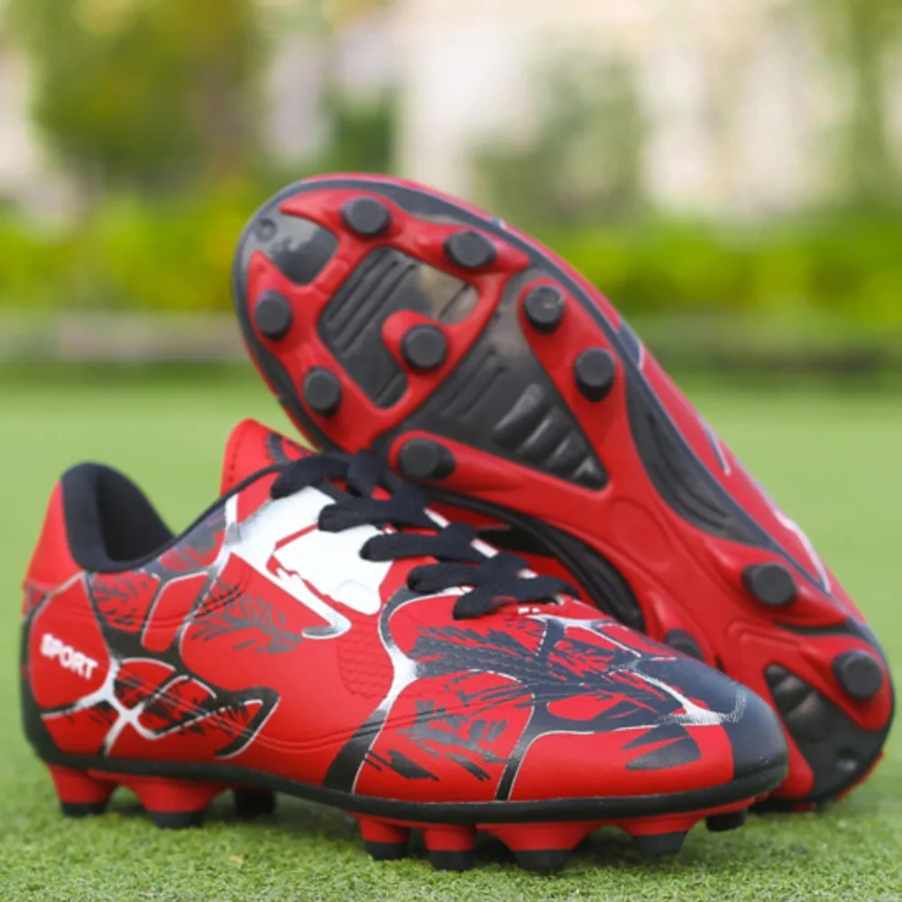 Outdoor primary secondary school students, children's long staple football shoes, men's and women's trendy new youth_voghion.com