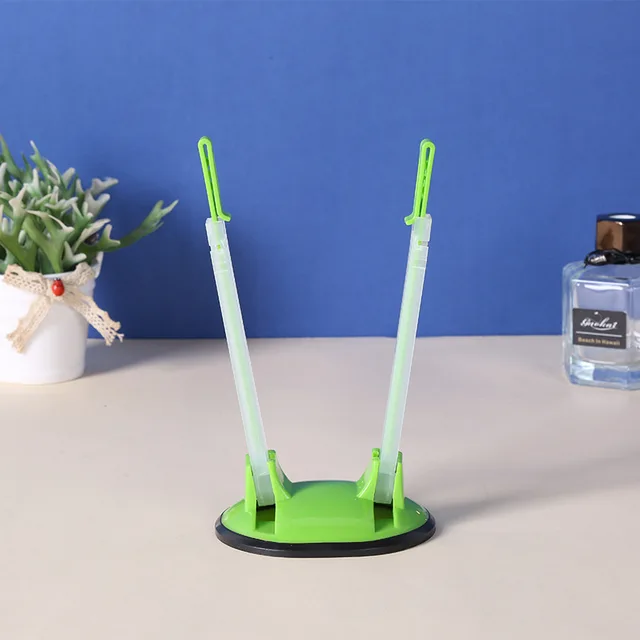 Állítható Nem Csúszás Ziplock Tároló Táska Tartózsák Klip Kihangosító Műanyag Kéz Zsákos Állvány Szendvicsek Állványok Konyhai Eszköz - Image 4