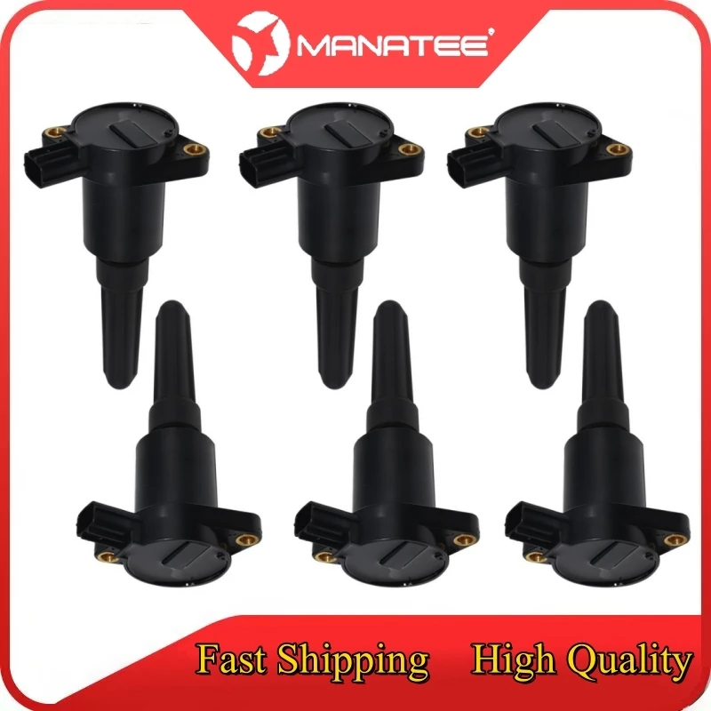 95-97 Jaguar XJS Series 3 XJ6 4.0L Engine Ignition Plug Coil Set LHE1510AB OEM