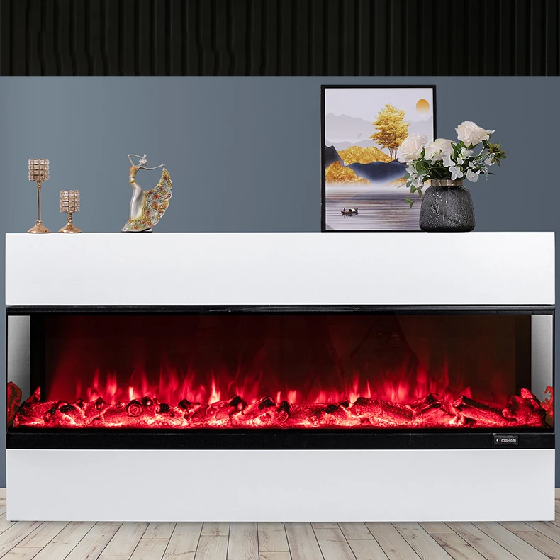 

The product can be customized.Customized simple modern fireplace decorative cabinets light luxury minimalist fireplace
