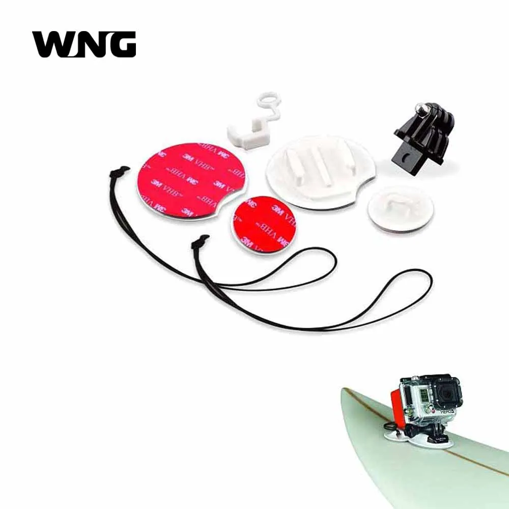 Gopro Tethers Kit Surf Boarding Mount Adapter Set Per Gopro Hero 1 2 3 3 + 4 Surf Pack