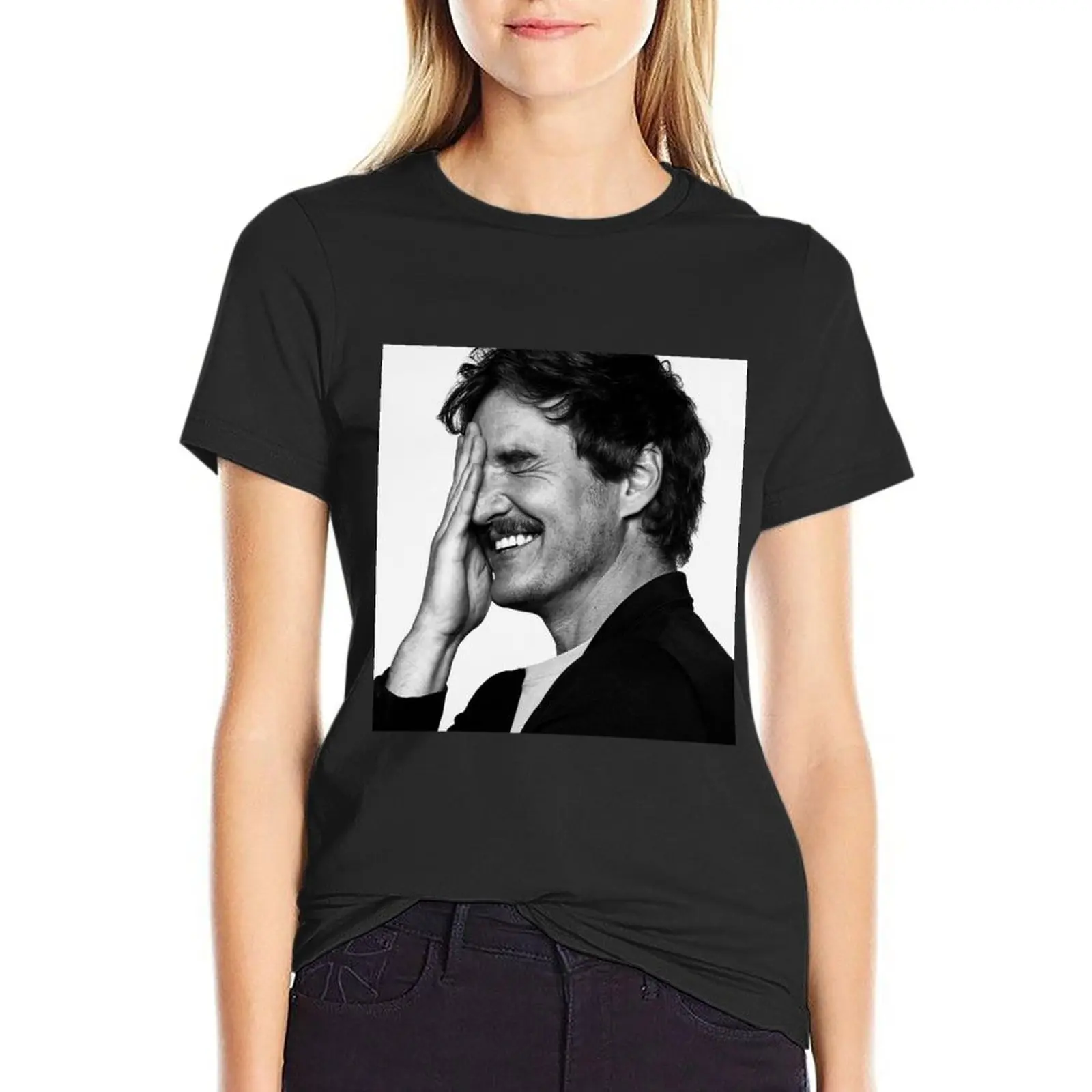 

Pedro Pascal T-Shirt cute clothes oversized t shirt Top Women