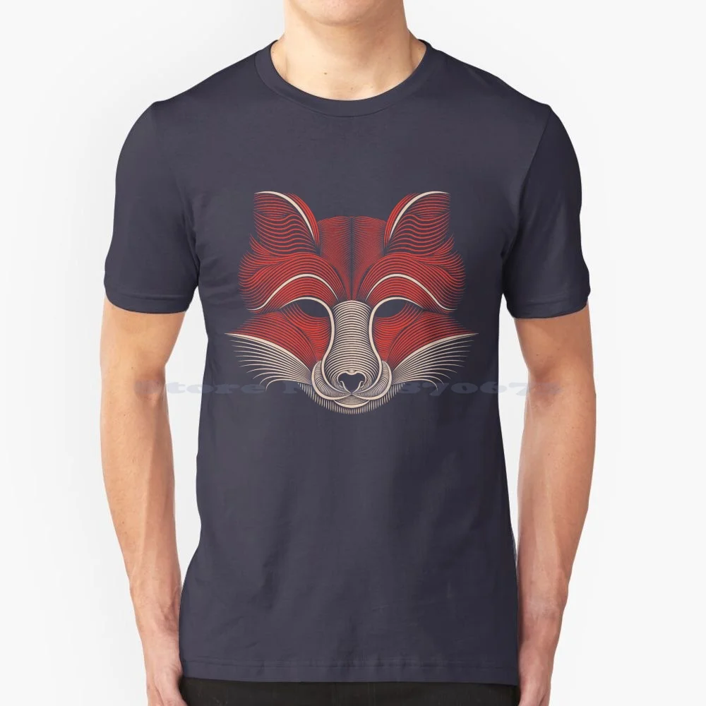 Fox Design T Shirt 100% Cotone Tee Volpi Foxy Fox Trot Fox Sports Fox Tattoo Love Cute Animal Nature Funny Forest