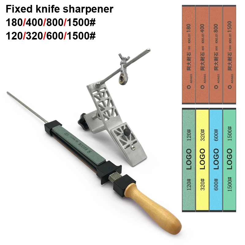 Professional Knife Sharpener with Diamond Honing Whetstone