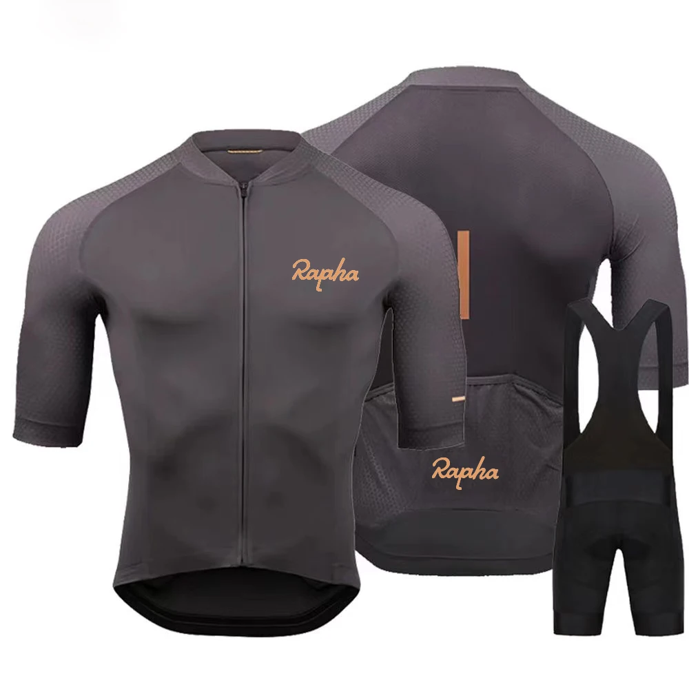2023 New Summer Men's Short Sleeve Cycling Shorts Suspenders Set New Arrival Cycling Jersey Shirt Outdoor Cycling Clothing 4