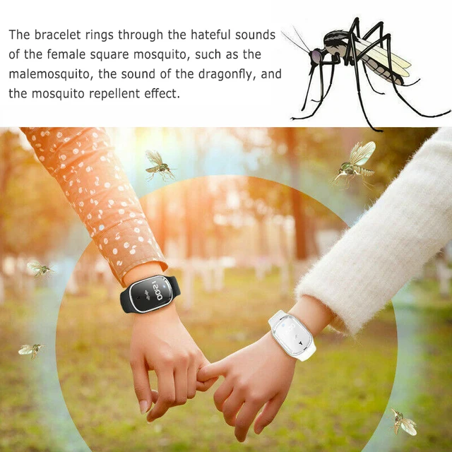 Ultrahangos Anti -Szúnyogtaszító Karkötő Tribellens Rovar Csótány Kártevő Egér Elektronikus Szúnyoggyilkos Felnőtt Gyermek Számára - Image 4