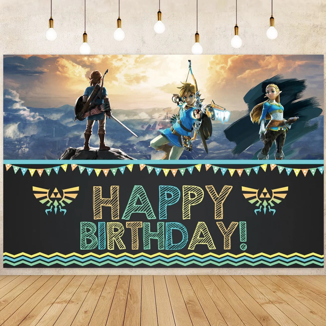 Game The Legend Birthday Theme Favor Party Supplies Party Set  Zelda Paper Cup Plate Gift Bag Napkin Baby Shower Party Decor