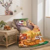 MINISO The Jungle Book HD Art Print Blanket.Oversized Soft Warm Flannel All-season Blanket.Use Sofas,Picnic,Camping Blankets 6