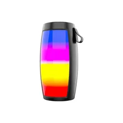 Wireless Bluetooth Speakers - Portable Home & Outdoor Speaker with Subwoofer, Bass, MP3 Player & LED Lights (Black)
