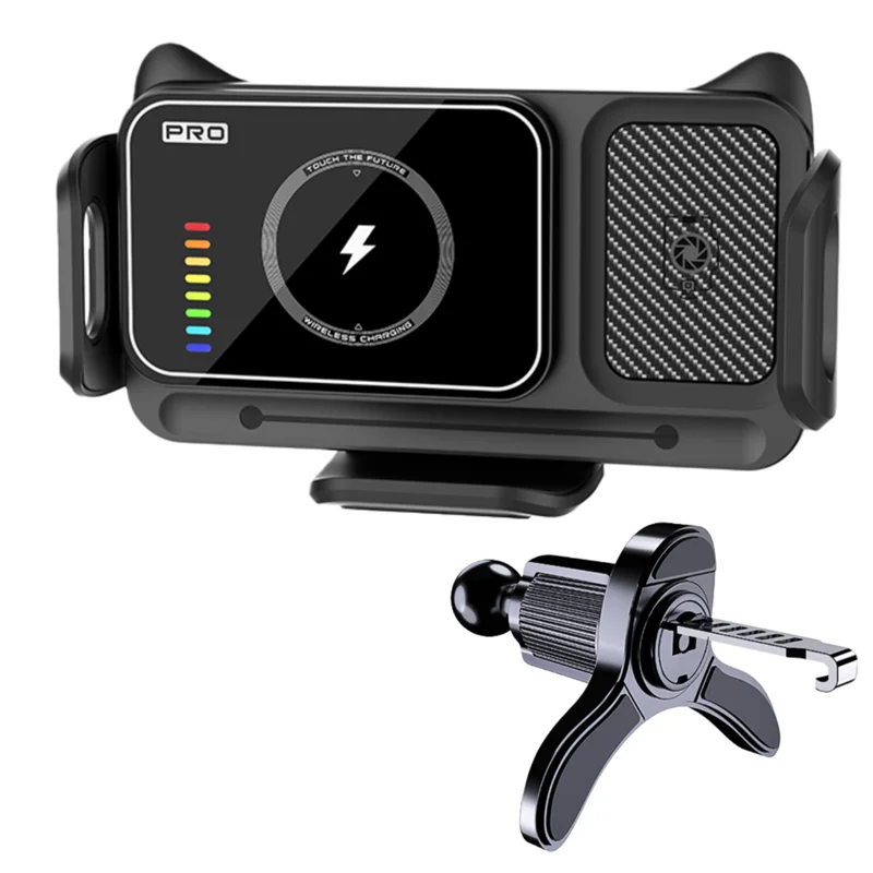 Universal Car Phone Holder Charging Stand with 360° Rotation