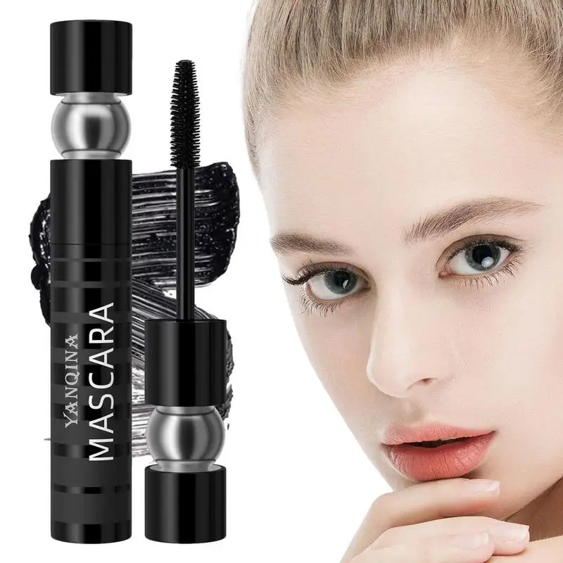

Lengthening Mascara Waterproof Eye Mascara Black Volume With 4D Silk Fibers Brush Long Volume Eyelash Makeup Tool Cosmetics