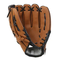 Versatile Baseball and Softball Glove for All Ages - Perfect for Outdoor Training and Practice (Brown)