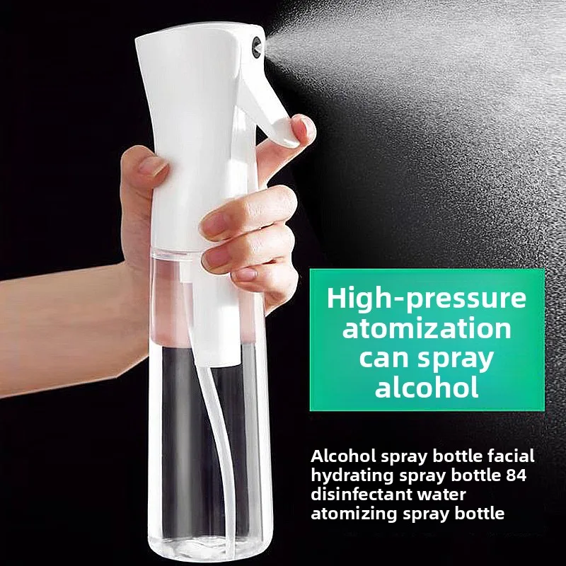 High Pressure Continuous Spray Bottle for Hair Care Makeup Hydration Refillable Fine Mist Sprayer Gardening Watering