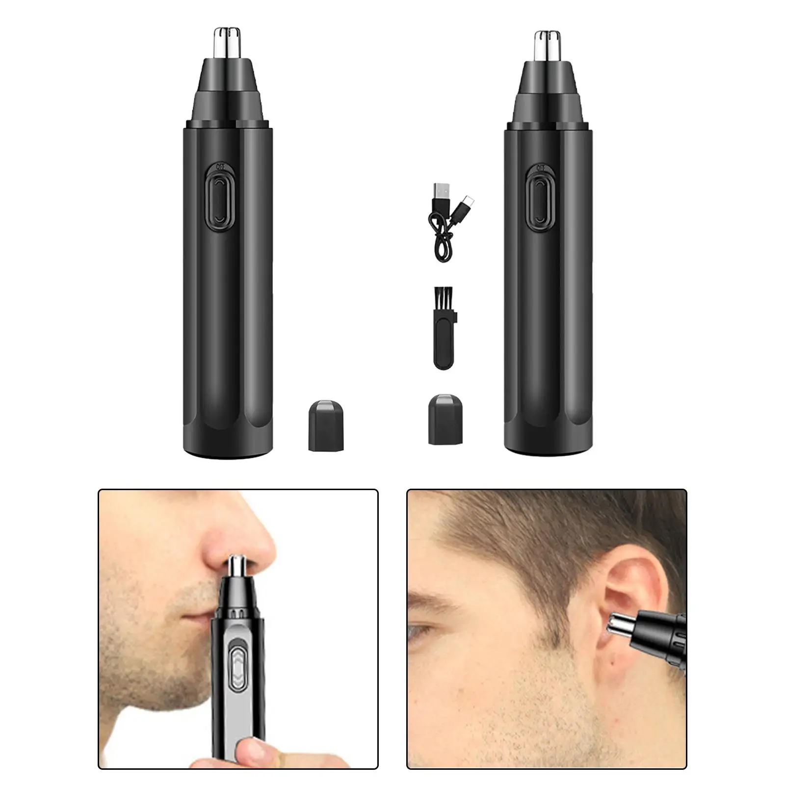 Electric Nose Hair Trimmer for Men and Women Painless Nose Hair Shaving Compact Size Personal Trimmer Eyebrow Hair Trimmer