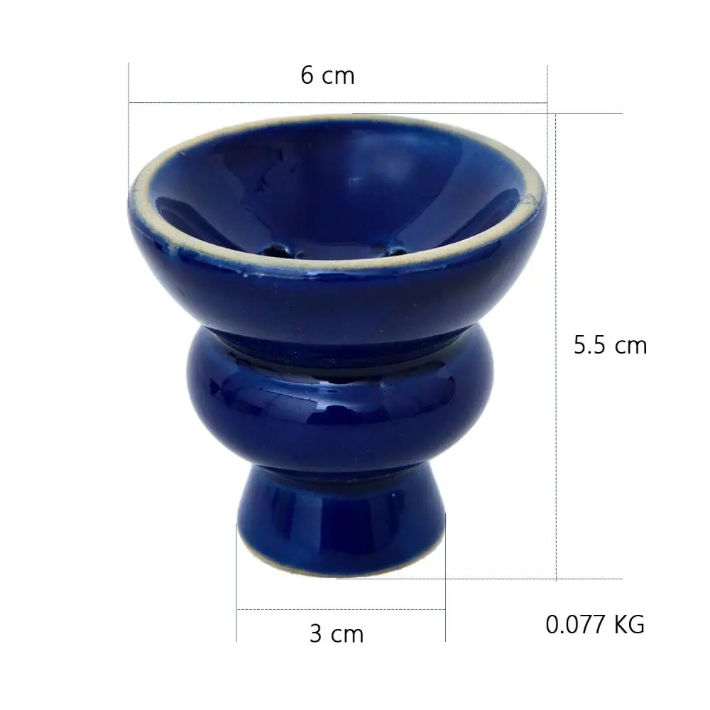 Mini Ceramic 5 Holes Hookah Chicha Bowl Solid Shisha Head Charcoal Holder for Water Pipe Narguile Accessories hookah accessories hookah holder