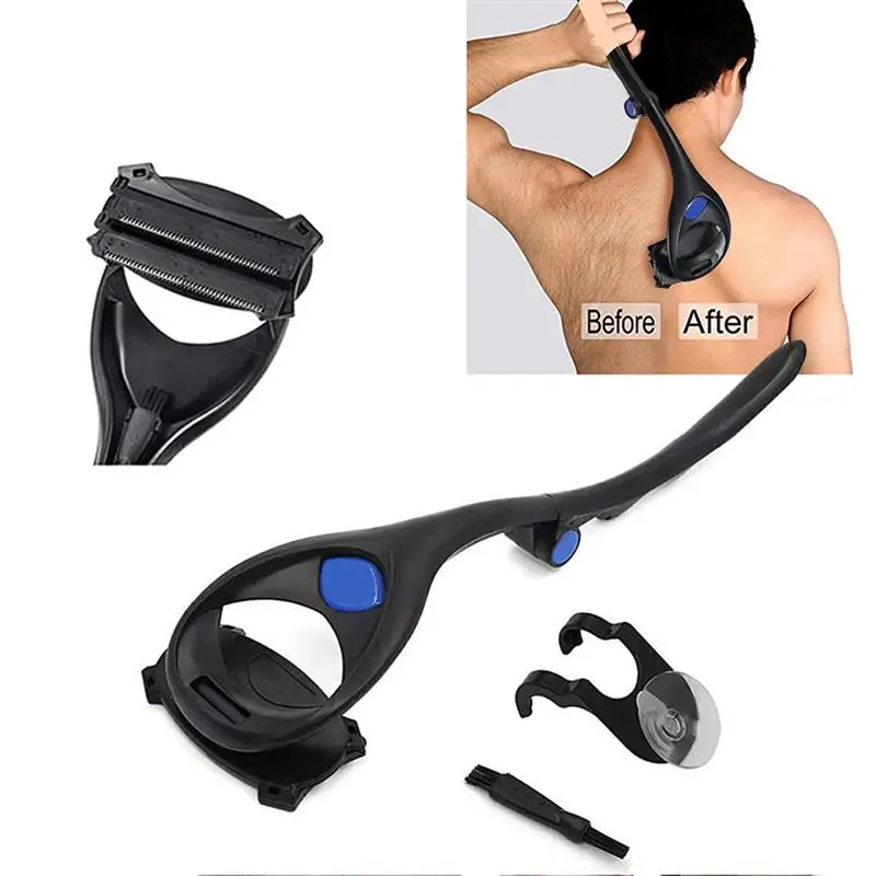 MensBackShaverFoldableShaverManualLongHandleMensHairRemoval