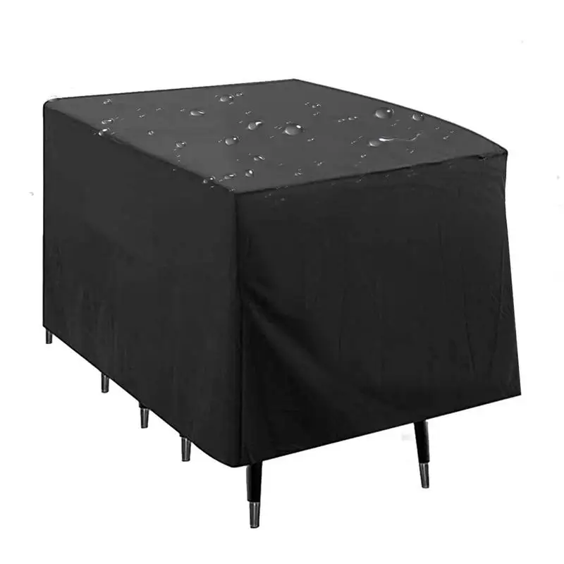 

Outdoor Dining Table Cover Outdoor Waterproof Patio Table Furniture Covers 420D Rectangular Outdoor Furniture Cover Anti-Fade