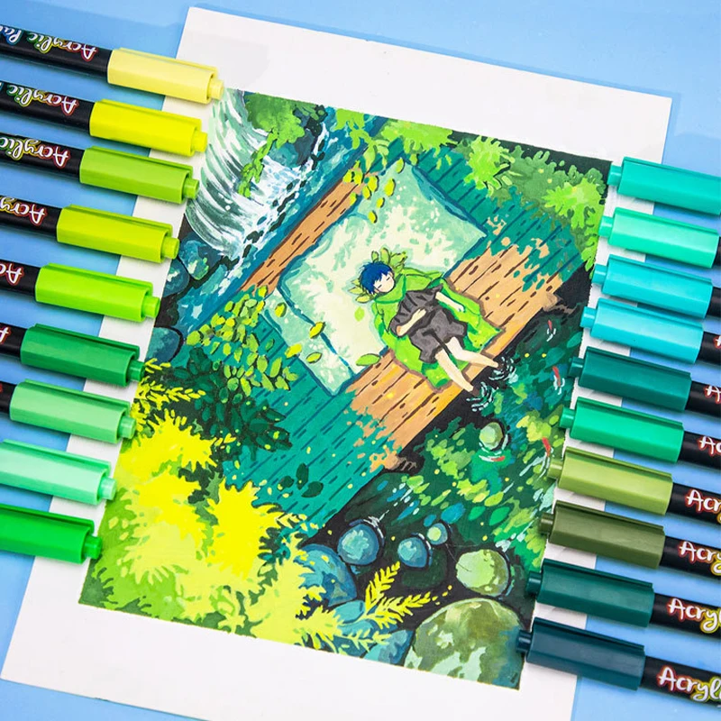 Paquete De 6 Bolígrafos De Punta Fina De 0,5 Mm, Con 6 Diferent Bolígrafos De Tilo De Cómic