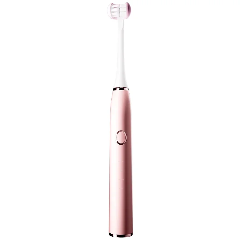 Adult Triple-face Electric Toothbrush Rechargeable Waterproof Magnetic Levitation Sonic Vibration Soft Bristle