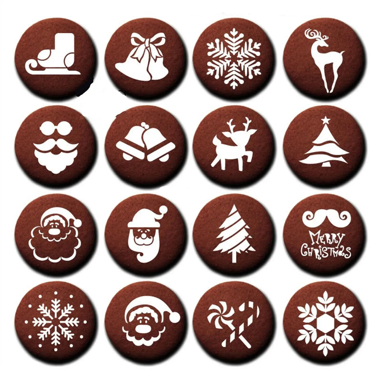 Coffee Decorating Stencils Baking Decorating Stencils Cake Stencil for Coffee Cake DIY Craft Decor Bar Accessories Coffee Shop