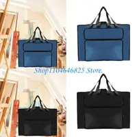 Small Art Folder Bag with Handle Watercolor Painting Carrying Bag Drawing Board Carrying Bag For Painting Canvas Artwork 4