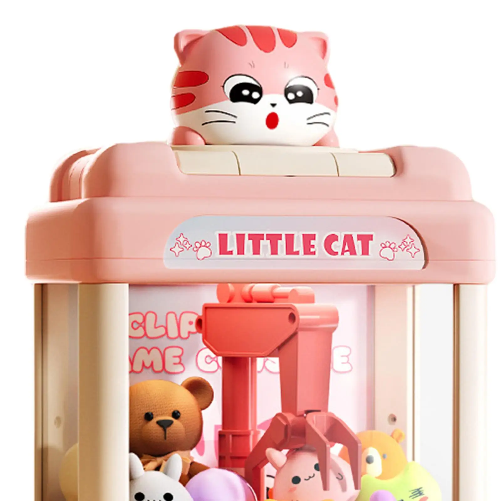 Claw Doll Vending Machine Light and Music Vending Toy Mini Arcade Machine for 5