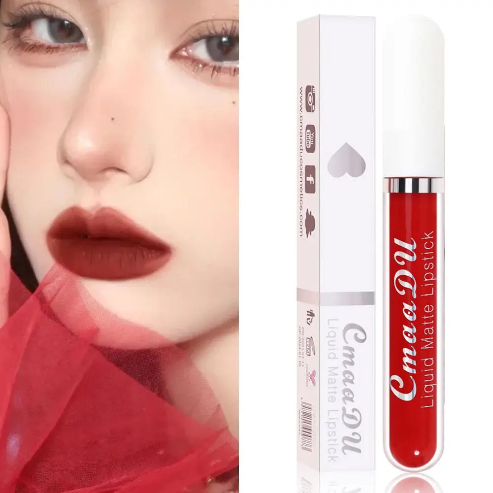 18 Colors Waterproof Liquid Lipsticks Lip Makeup Matte Velvet Lipstick Lip Gloss Cosmetic Nude Long Lasting Cosmestics lip gloss lip makeup
