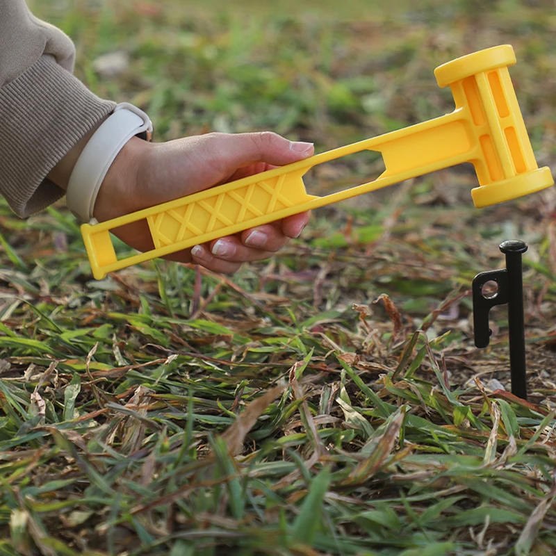 Outdoor Ultra-light Portable Ground Hammer Plastic PE Hammer Camping Canopy Tent Hammer Camping Tool with Diverse Uses
