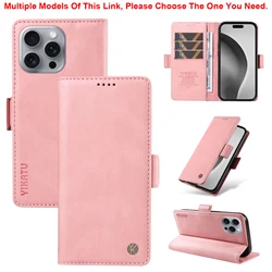 Chic Multifunctional Wallet Phone Case with Stylish Design - Galaxy A50S (Pink)