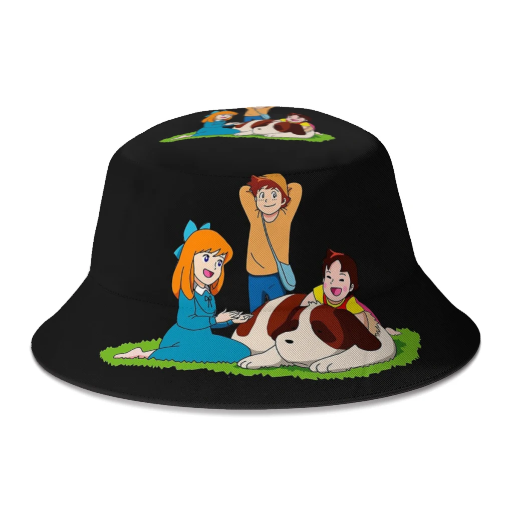 2022 New Summer Heidi Bucket Hats For Women Men Beach Pieghevole Bob Fisherman Hats Girls Boys Sun Cap